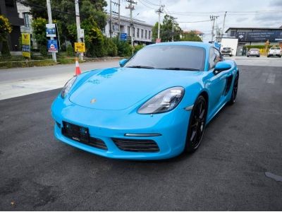 2017 PORSCHE 718 CAYMAN 2.0 Turbo PDK เกียร์ออโต้ สี Miami blue รหัส KPV53